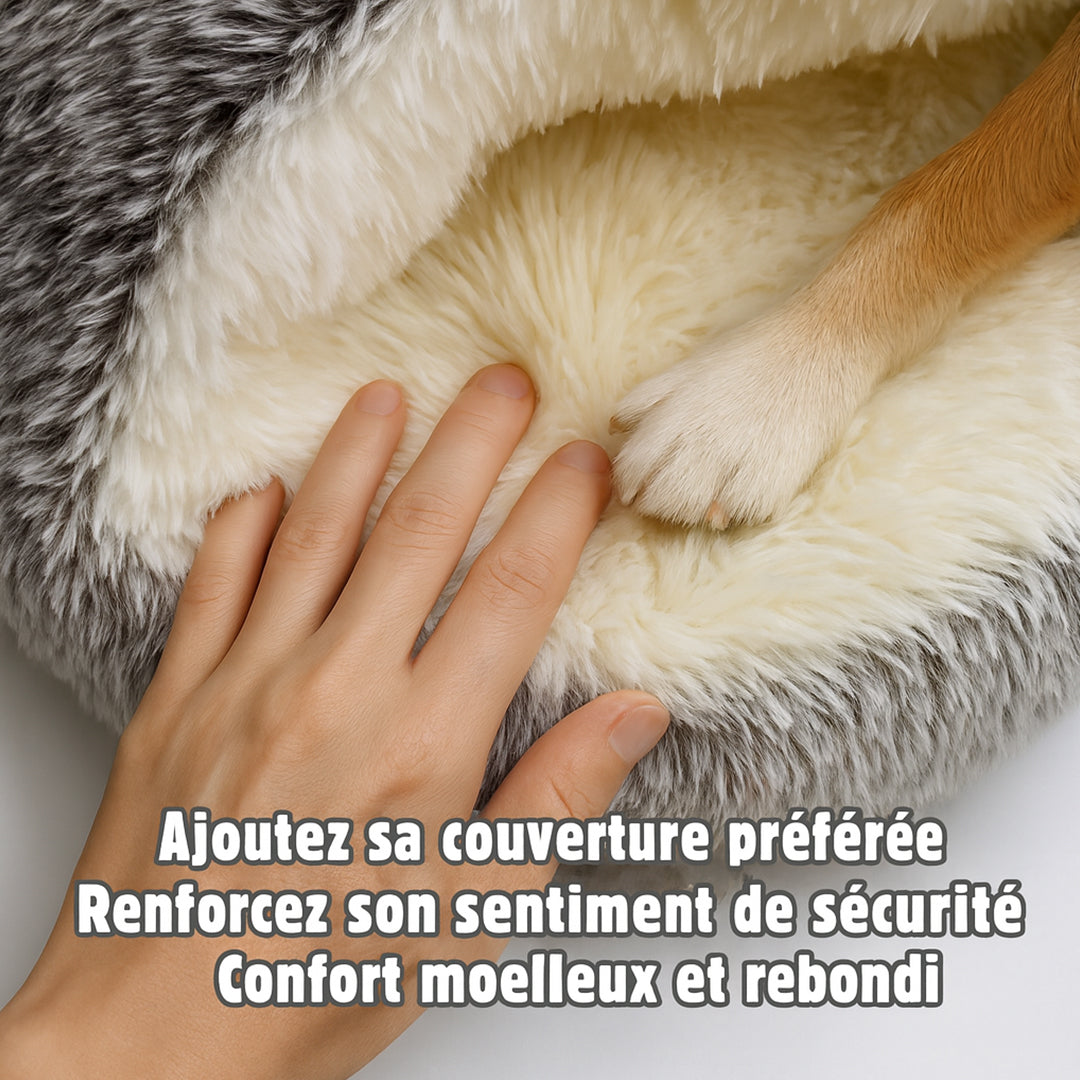 CocoonZen™ – Le Coussin Apaisant 2-en-1 pour Chien