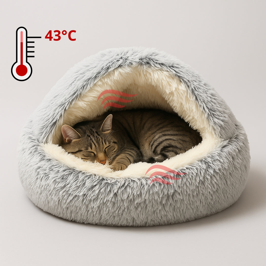 CocoonZen™ – Le Coussin Apaisant 2-en-1 pour Chats