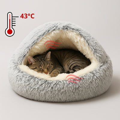 CocoonZen™ – Le Coussin Apaisant 2-en-1 pour Chats