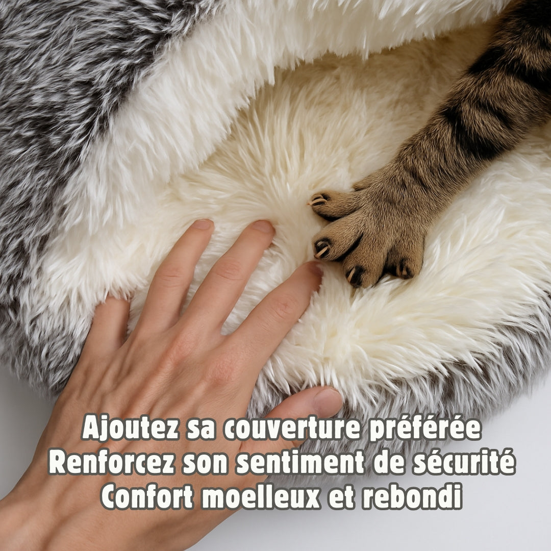 CocoonZen™ – Le Coussin Apaisant 2-en-1 pour Chats