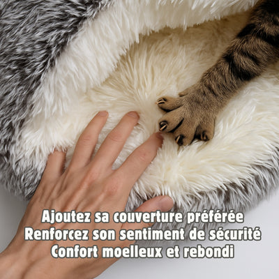 CocoonZen™ – Le Coussin Apaisant 2-en-1 pour Chats