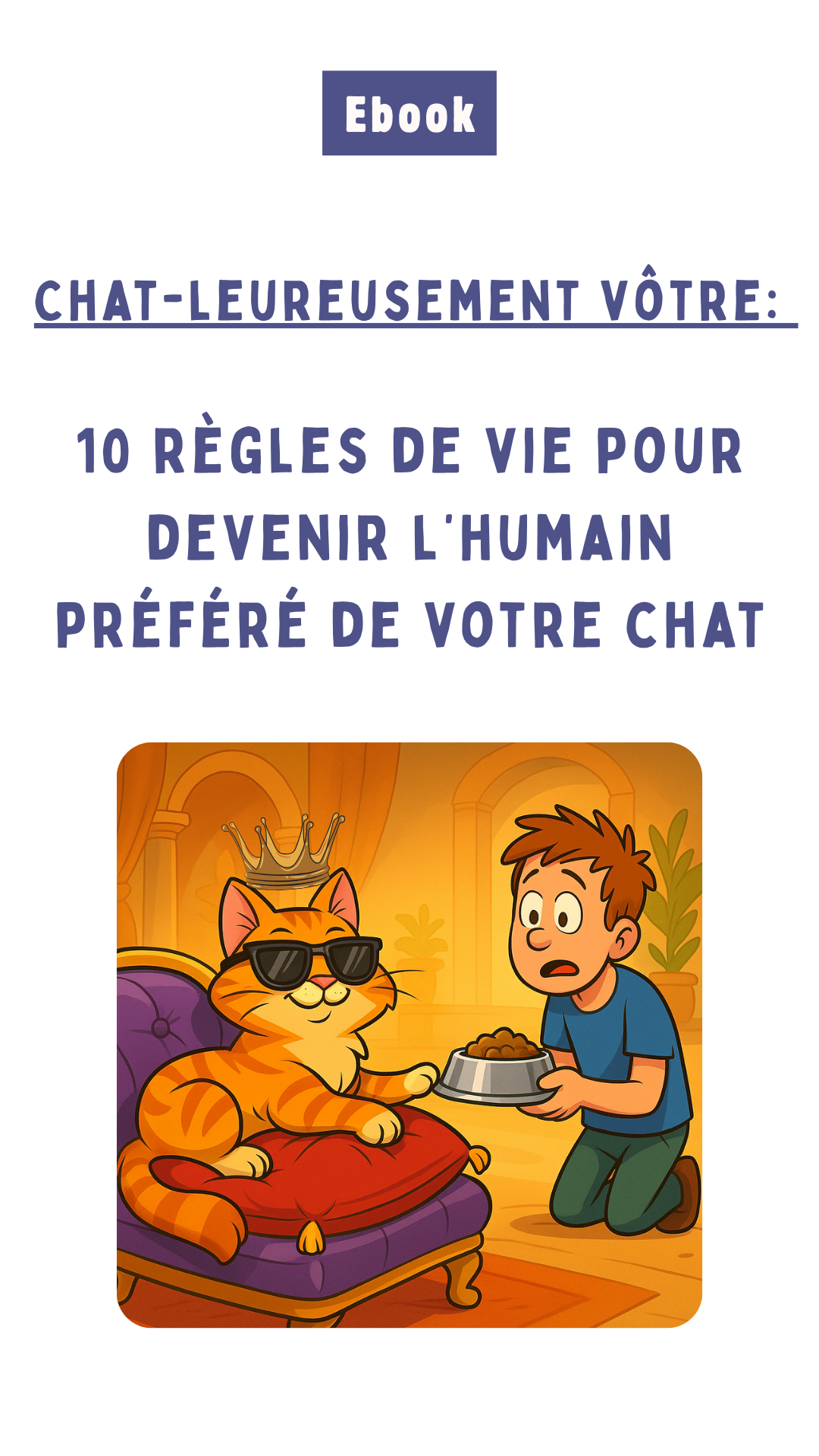 Chat-leureusement vôtre – 10 règles pour mieux vivre avec… son roi