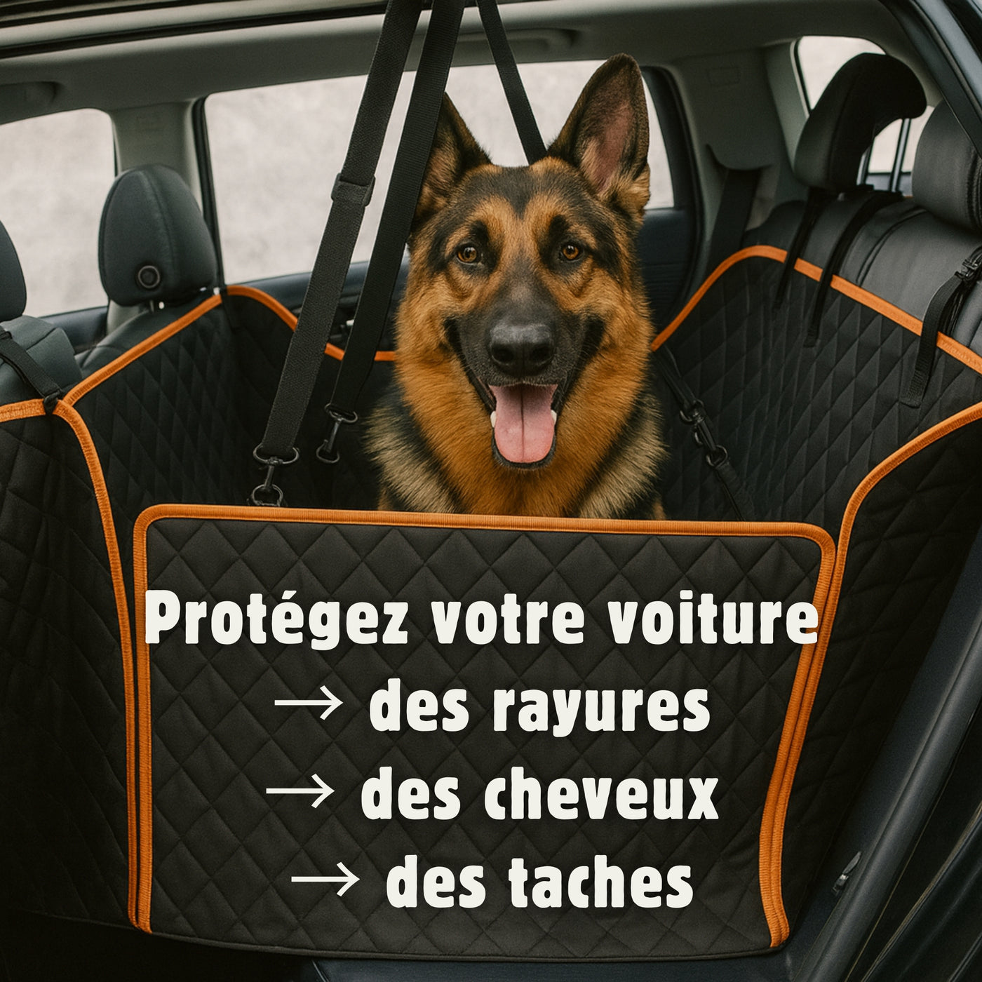 WoofyLounge™ - Housse de siège auto imperméable pour chiens