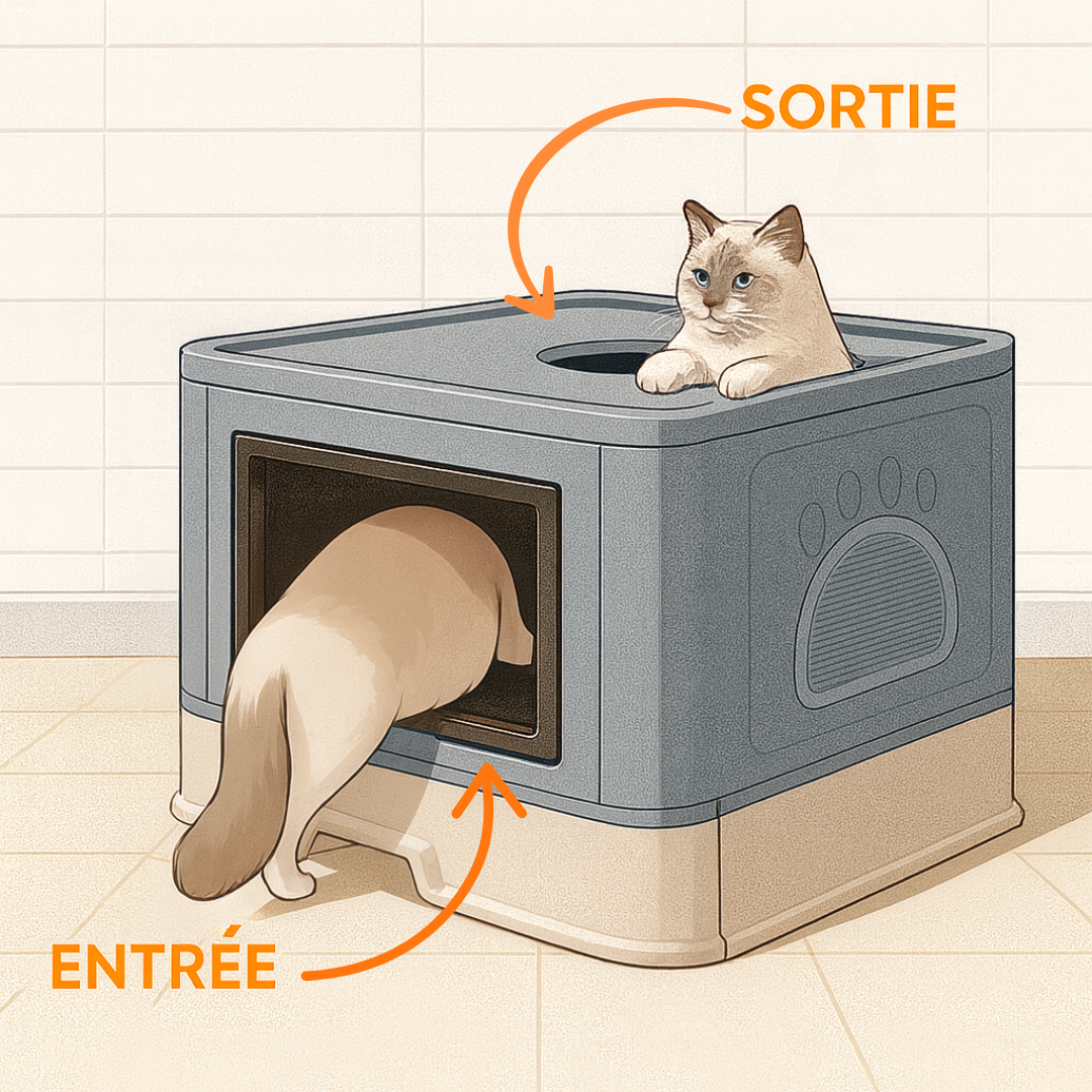 Maison de toilette ZenKat™ + EBOOK